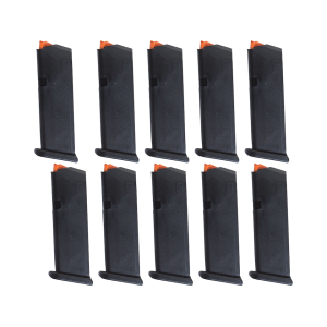 Glock Factory Magazine Gen 5 Glock 17, 34, 45 9mm Luger 17-Round Polymer Black 10PK