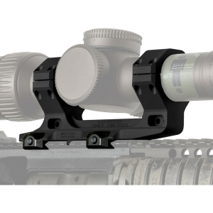 Reptilia AUS 1-Piece Cantilever Picatinny Scope Mount 30mm Rings Black