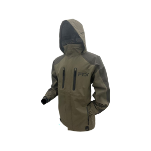 Frogg Toggs Men's FTX Elite Rain Jacket Brown and Stone Large