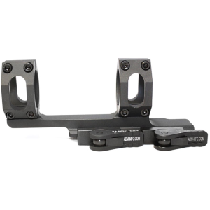 American Defense Recon QD Extended 1-Piece Cantilever Picatinny Scope Mount 34mm Rings AR-15 Matte Black