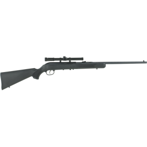 Savage Arms 64 FLXP Semi Automatic Rifle 22 Long Rifle 21" Left Hand Blued Barrel Black Frame Black Field Stock with Scope