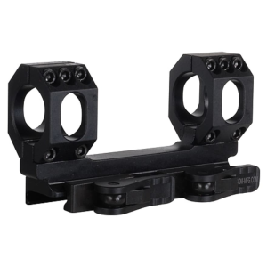 American Defense Recon-S QD 1-Piece Picatinny Scope Mount 1" Rings AR-15 Matte Black