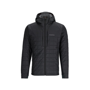 Simms Men's Fall Run Hybrid Full Zip Hoodie Black 2XL