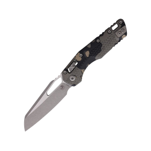 Microtech MSI Pocket Knife 3.88" Sheepsfoot Bohler M390MK Apocalyptic Blade Polymer Handle Tactical Camo