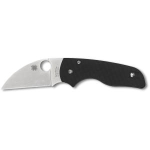 Spyderco Lil' Native Pocket Knife 2.44" Wharncliffe CPM S30V Satin Blade G-10 Handle Black
