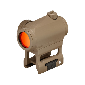 Vortex Optics Crossfire II Red Dot Sight 1x 2 MOA Dot with Picatinny Mount Tan
