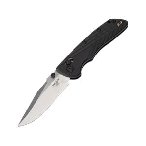Hogue Deka Pocket Knife 3.25" Clip Point CPM MagnaCut Stainless Blade Polymer Handle Black