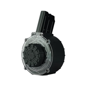 Black River Manufacturing Drum Magazine for MKA 1919, Iver Johnson Stryker 12 Gauge 20-Round Polymer Black