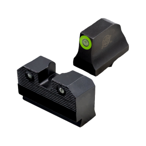 XS R3D 2.0 Suppressor Height Night Sight Set for Glock 20, 21, 29, 30, 30S, 37, 41 Tritium Dot Green Outline