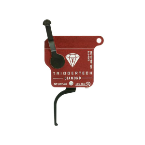 TriggerTech Black Diamond Single Stage Trigger for Remington 700 Clones with Safety Flat Black