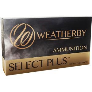Weatherby Select Plus 280 Ackley Improved Ammo 168 Grain Berger Hybrid Hunter Jacketed Hollow Point Box of 20