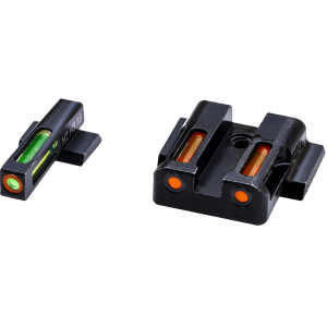 HIVIZ LITEWAVE H3 Night Sight Set for S&W EZ9 Green Front Orange Rear