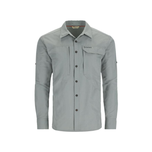 Simms Men's Guide Long Sleeve Shirt Cinder XL