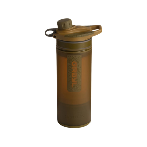 Grayl GeoPress Water Bottle Filter Purifier Coyote Brown