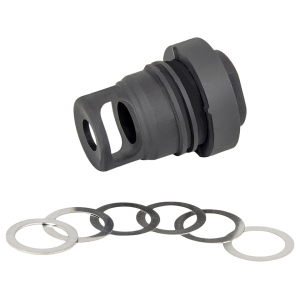 Yankee Hill Machine Mini QD Muzzle Brake 9MM Quick Detach Suppressor Mount 1/2"-28 Steel Melonite