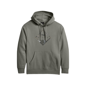 Sitka Gear Men's Optifade Badge Hoodie Field Gray Medium