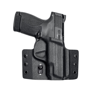 Tulster Contour OWB Holster Right Hand S&W M&P Shield, Shield Plus Kydex Black - Tulster