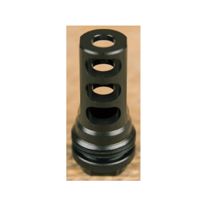 SilencerCo ASR .46 Muzzle Brake Suppressor Mount 11/16"-24 Thread Steel Matte