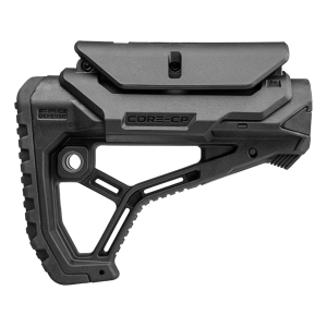 FAB Defense Stock GL Core with Cheek Riser AR-15 Black