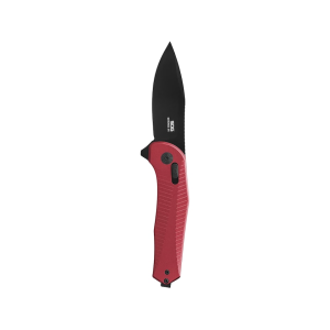 SOG Diverge XR Pocket Knife 3" Drop Point D2 Black PVD Blade Aluminum Handle Dark Red