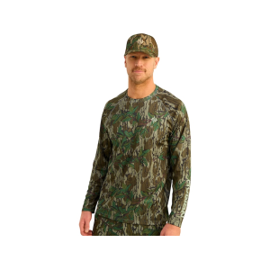 Nomad Men's Mirage Long Sleeve T Shirt Mossy Oak Greenleaf Medium