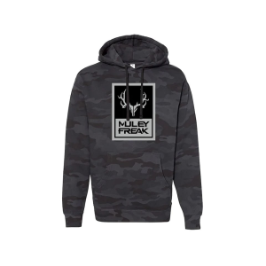 Muley Freak Men's Blackout 2.0 Hoodie Black Camo XL