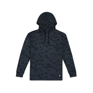 Burlebo Men's Performance Hoodie Black Camo XL