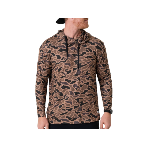 Burlebo Men's Performance Hoodie Gauge Camo Medium