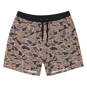 Burlebo Men's Athletic Shorts Gauge Camo 2XL