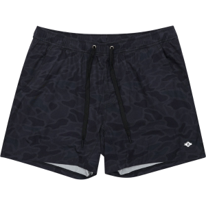 Burlebo Men's Athletic Shorts Black Camo 2XL