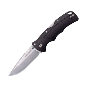 Cold Steel Verdict Pocket Knife 3" Spear Point 4116 Stonewashed Blade GFN Handle Black