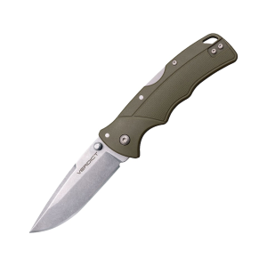 Cold Steel Verdict Pocket Knife 3" Spear Point 4116 Stonewashed Blade GFN Handle OD Green