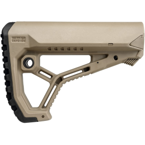 FAB Defense Stock Skeleton GL Core with Cheek Riser AR-15 Flat Dark Earth