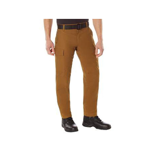 Rothco Men's Active Flex Canvas Work Pants Brown 36" Waist 32" Inseam