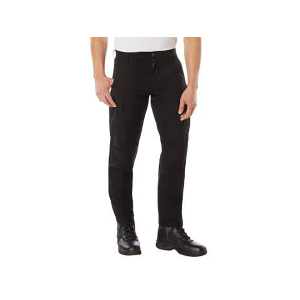 Rothco Men's Active Flex Canvas Work Pants Black 42" Waist 32" Inseam