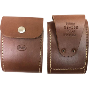 Hunter Folding Rifle Cartridge Belt Slide 8-Round up to 30-06 Springfield Leather Brown