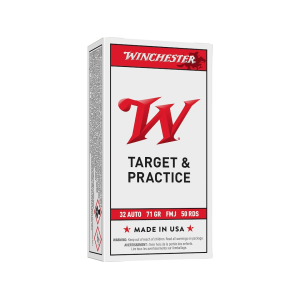Winchester White Box USA 32 ACP Ammo 71 Grain Full Metal Jacket Box of 50