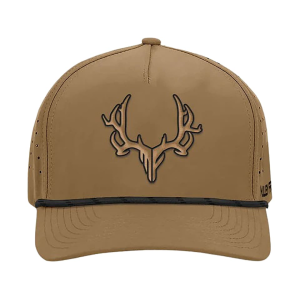 Muley Freak Men's Pro Logo Rope Trucker Hat Brown One Size Fits Most