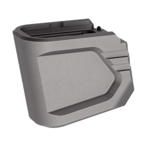 Tyrant Designs Extended Magazine Base Pad Glock 43X, 48 +4 9mm Luger Aluminum Gray