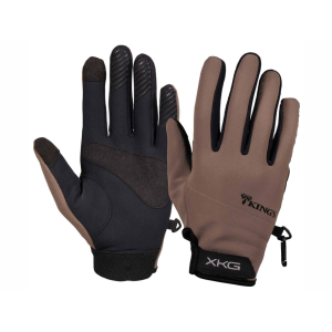Kings Camo Men's XKG Mid Weight Hunting Gloves Poly Dark Khaki Large
