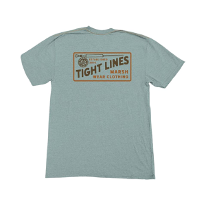 Marsh Wear Men's Tight Lines T Shirt Bluesteel Heather XL