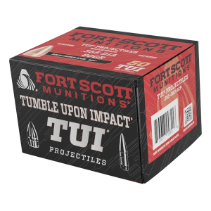 Fort Scott Munition SCP TUI 9mm, 38 Super (355 Diameter) Bullets 80 Grain Solid Box of 50 - Fort Scott Munitions