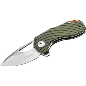 Boker Knives Tadpole Pocket Knife 2.36" Drop Point 440C Satin Blade G-10 Handle OD Green