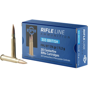 PPU 303 British Ammo 174 Grain Full Metal Jacket Box of 20