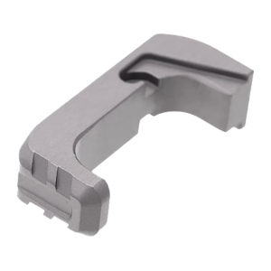 Tyrant Designs Extended Magazine Release for Glock 43X, 48 Aluminum Gray