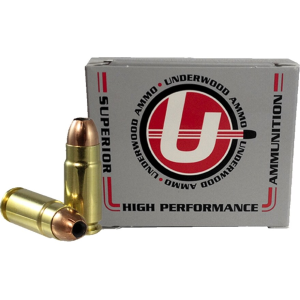 Underwood 9x25mm Dillon Ammo 124 Grain Jacketed Hollow Point Box of 20 - Underwood Ammunition