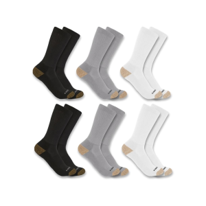 Carhartt Men's Midweight Crew Socks Assorted XL 6 Pk