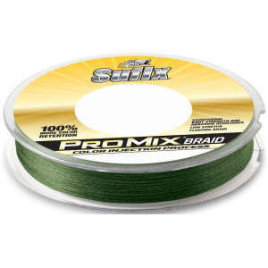 Sufix ProMix Braided Fishing Line 10lb 150yd Low-Vis Green
