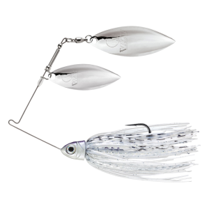 VMC Redline Series Spinnerbait Double Willow 1/2oz Silver Shiner Nickel/Nickel