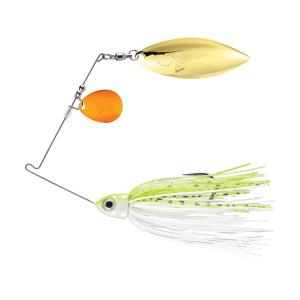 VMC Redline Series Spinnerbait Colorado Willow 3/8oz Chartreuse and White Shad Orange/Gold